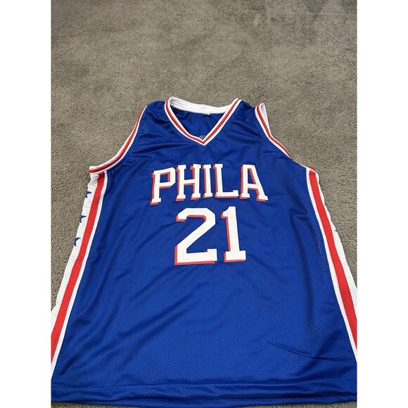 Joel Embiid Signed Autographed Philadelphia 76ers Jersey w/ Hologram COA - Picture 5 of 6